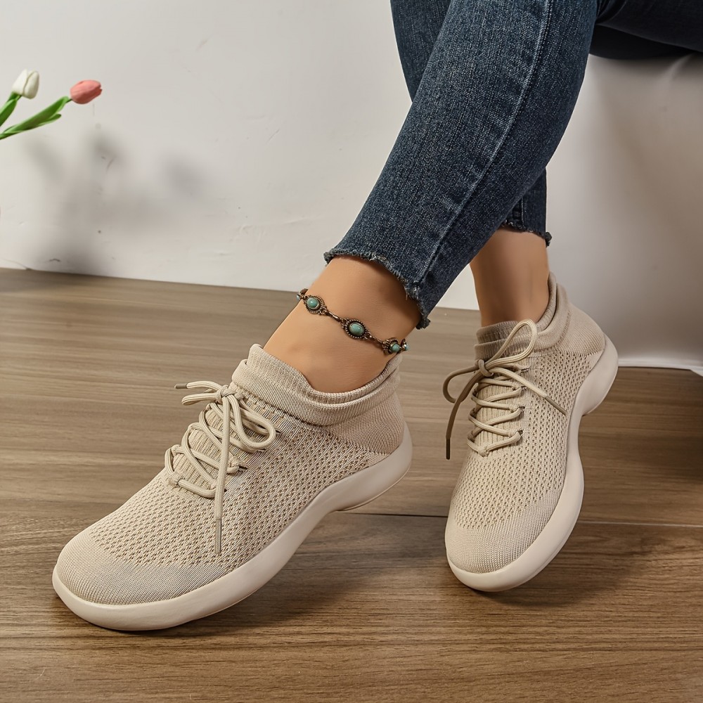 Women'S Wide Fit Sneakers Casual Lightweight Arch Support Walking Shoes Breathable Fabricp Shoes with Round Toe for All Season Comfort Low Top Tennis Shoes