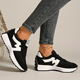 [Lightweight Lace-Up Sneakers] Women's Lightweight Lace-Up Sneakers - Low-Top Sneakers With Cushioned Rubber Sole, All-Season Urban Walking Shoes In Black/White/ Mint Green/ - Minimalist Everyday Shoes For Gym, Office, Errands - Easy-Clean Synthetic Cover-Like Upper, Ladies Sneakers, Gym Footwear, Sleek Design, Breathable Fabric, Casual Footwear, Lifestyle, Sporty Design, Durable Construction, Fitness Enthusiasts, Olive Green Sneakers For Women, Orange Sneakers For Women, Olive Green Shoes For Women, Lady's Casual