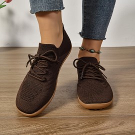 Women's Ultra-Light Barefoot Sneakers - Wide Fit, Zero Drop, Breathable Knit for Walking & Tennis | Machine Washable, Movement Style