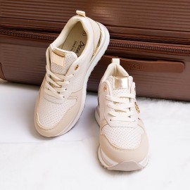 New Thick-Soled Casual Wedge-Heeled Breathable Sports Shoes for Women