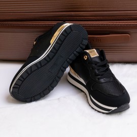 New Thick-Soled Casual Wedge-Heeled Breathable Sports Shoes for Women