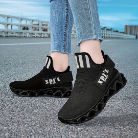 New Blade-Style Shoes - Breathable Non-Slip Athletic Sneakers, Suitable for Running, Jogging, Tennis, and Gym - Casual Slip-Ons with Fabric Upper and EVA Sole, Perfect for Every Season