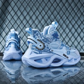 [Shock-Absorbing Blade Sneakers] Breathable Shock-Absorbing Blade Sneakers - Men's Trendy Jogging Tennis Gym Shoes for Spring and Summer