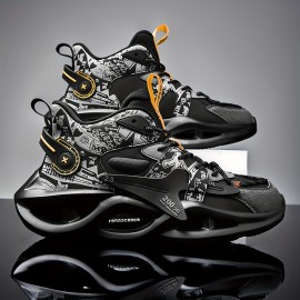 [Shock-Absorbing Blade Sneakers] Breathable Shock-Absorbing Blade Sneakers - Men's Trendy Jogging Tennis Gym Shoes for Spring and Summer