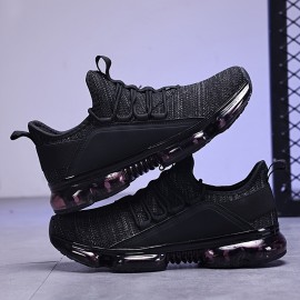 [Breathable Sneakers] Lightweight Breathable Men's Casual Sneakers | Comfortable Low-Top Streetwear Shoes with PU/Fabric Upper & TPR Sole, All-Season Versatile Lace-Up Design for Daily Wear, Sports, and Light Workouts