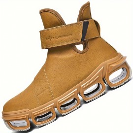 Men'S Chelsea Boots Suitable for Both Casual And Formal Occasions, Available in White And Black, US Sizes, High-Top Design.