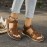[Summer Comfort Sandals] Plus-Size Women's Summer Sandals - Cross Straps, Solid Color, Thick Soft Soles, Comfortable Flat Sports Sandals