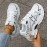 One Size Smaller Women's Minimalist Black and White Thick-Sole Lace-Up Sneakers, Breathable Mesh Material, Comfortable for Daily Wear and Light Sports