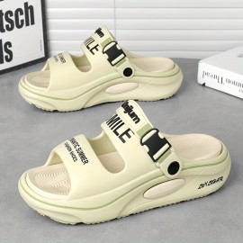 Women's Slip- Cushioned Sandals - All-Season Black & Orange Slip-On/ Closure Slippers with Arch, Breathable Open-Toe Beach Shoes for Home, Outdoor, and Light Sports - Lightweight & Durable Casual Sneakers-like Slides (Black/Orange/White) - Fashionable & Versatile for Casual Attire, Korean & Japanese Style, Anti-Smell & Anti-Slip Design, Ideal for Women, Slippers For Women, Womens Shoes, Shoes For Women